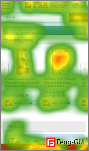 FSA Store Home Page Heatmap